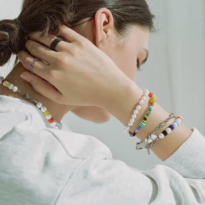 U-BBM Perlen Lächeln Armband