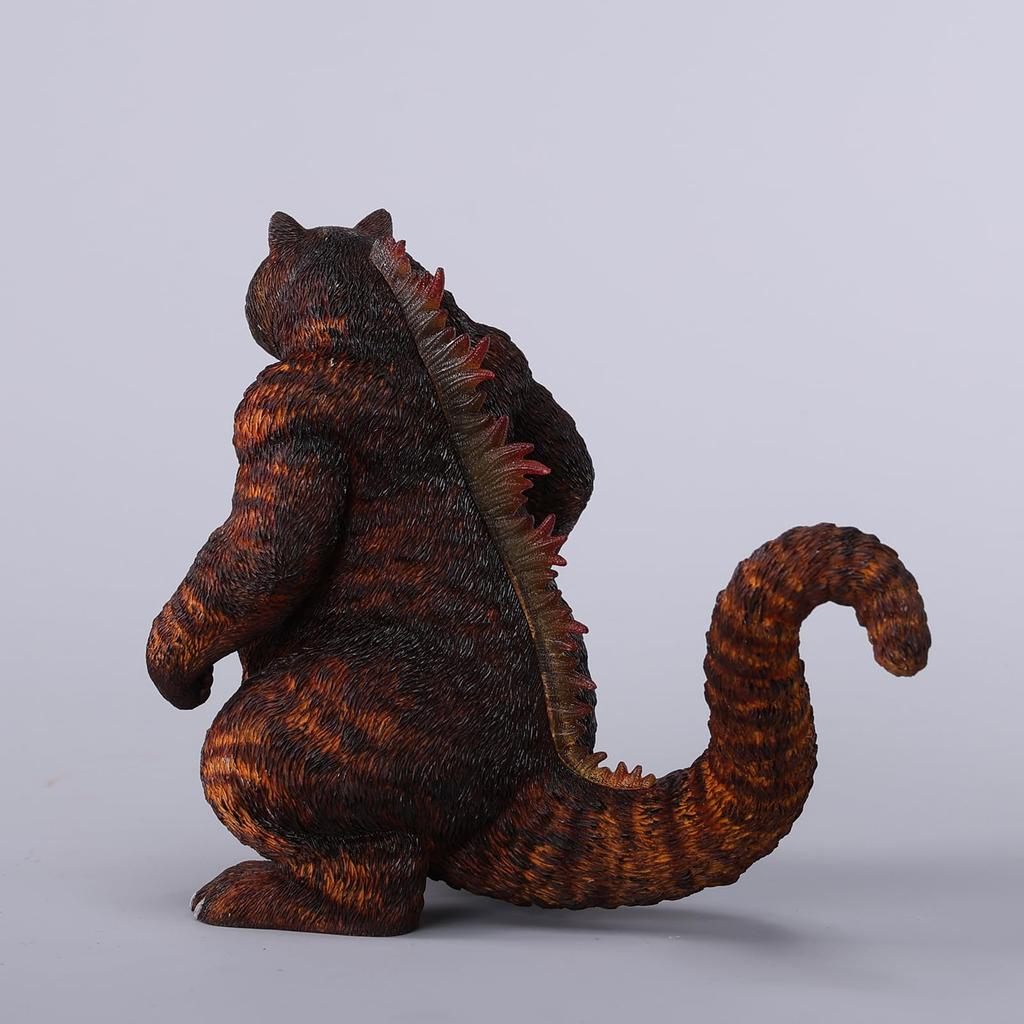 JXK Gojinyan Figurka Kota Statua Kot Kot Miłośnik Kotów Model Żywiczny Dodatek na Biurko Dekoracja Prezent Urodzinowy Malowany Produkt Gotowy (Wydanie drugie)