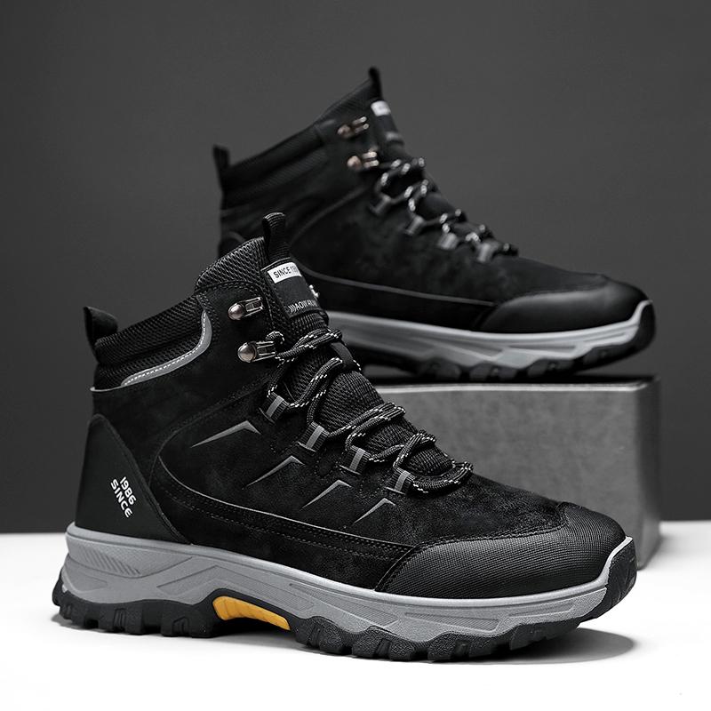 Men'S Hiking Boots Outdoor Breathable Anti Slip Wear-Resistant Leisure Hiking Shoes High-Quality New Designer Sports Sneakers