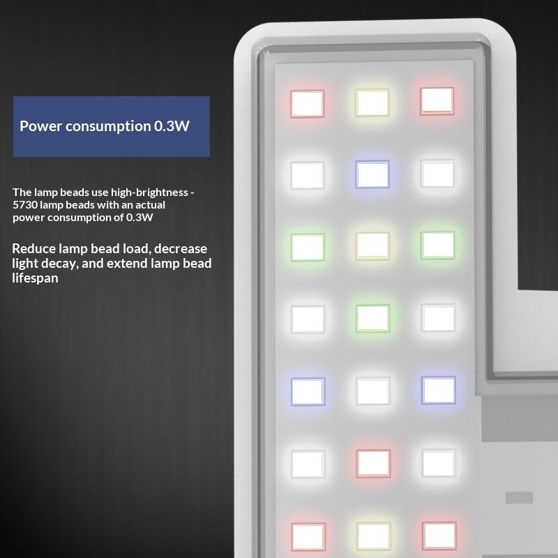 Efficient Fish Tank Lighting with USB LED Promotes Aquatic Plant Health