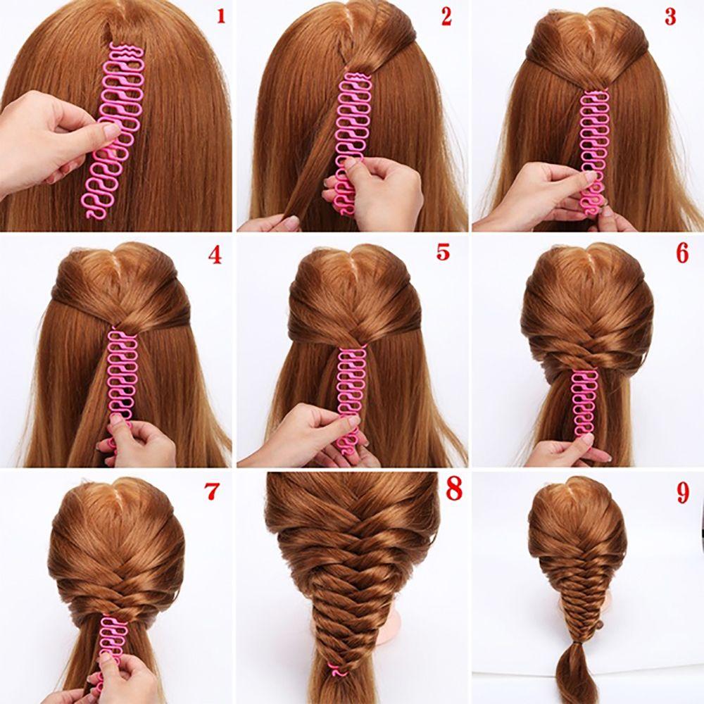 Fishbone Hair Braid Wave Braid Clip Hair Styling Tool Braiders Hair Braider Twist Braid Tool