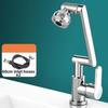 Universal Dual Mode Faucet Adjustable 360°Rotating Bibcock Robotic Arm Faucet  Washbasin