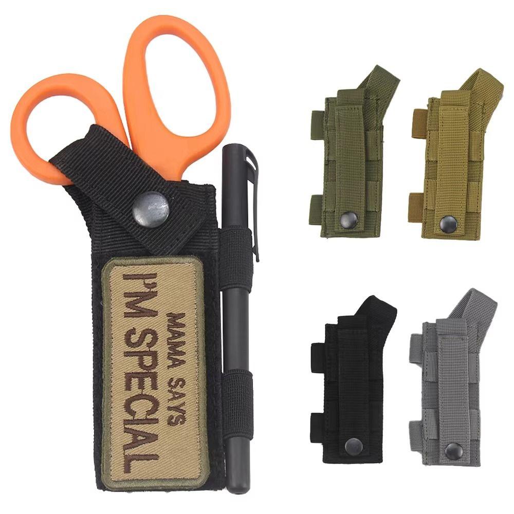 Hanging Bags Scissor Waist Bag Flashlight Holder Scissors Pouch EDC Scissors Pouch  Outdoor Sports