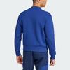 Adidas Manchester United SS24 Collection Logo Fashion Team Crest Crew Neck Long Sleeve Sweatshirt Men Sweatshirt Blue IT4191