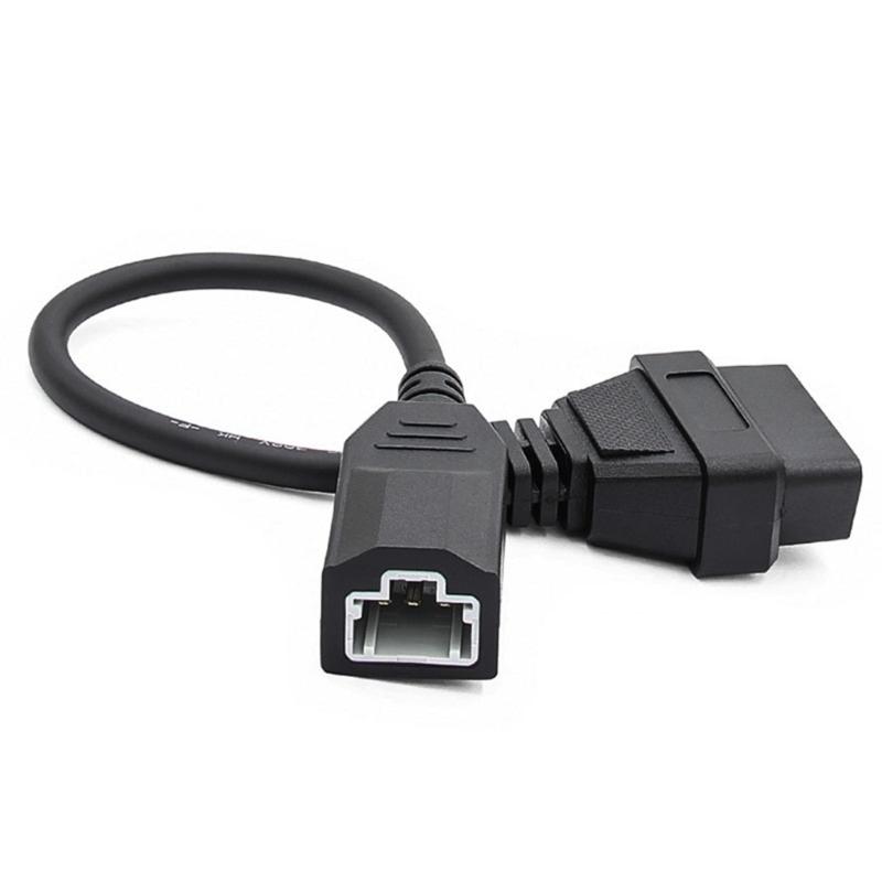 

Vehicle Diagnostic Adapter Cable 3 Pin to 16Pin OBD2 Cable Easy Connect OBD2 Adapter Cable Simple Installs for Vehicle 1