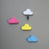 1PCS Creative Cloud Keychain Hook Magnetic Key Hanger Sticky Wall Hanging Strong Key Anti-lost Device