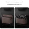 Leather Automotive Trash Can Dust Bin With Leakproof And Easy Clean Features For Car Cabin Organization Quick Install