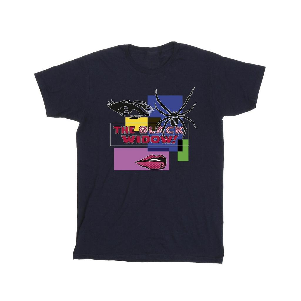Marvel Mens Black Widow Pop Art T-Shirt