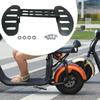 Electric Bike Footrest Adjustable Sturdy Accessory Easy tallation Comfortable Repair Parts Scooter Front Foot Pedals Set