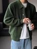 Men's Trendy Knit Lapel Cardigan: Spring & Autumn Casual Loose Sweater