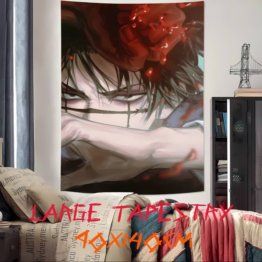 Popular Anime Cool Choso Tapestry Decoration Bedroom Dormitory Background Cloth Holiday Home Party Living Room Club Tapestry