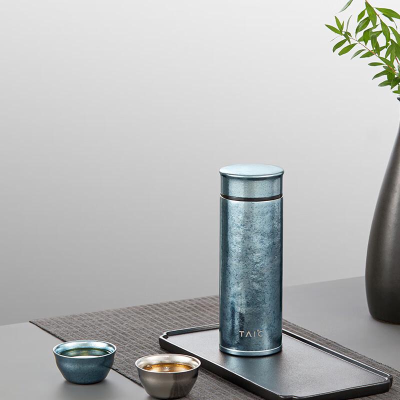 TAIC Pure Titanium Insulated Tea Infuser Bottle