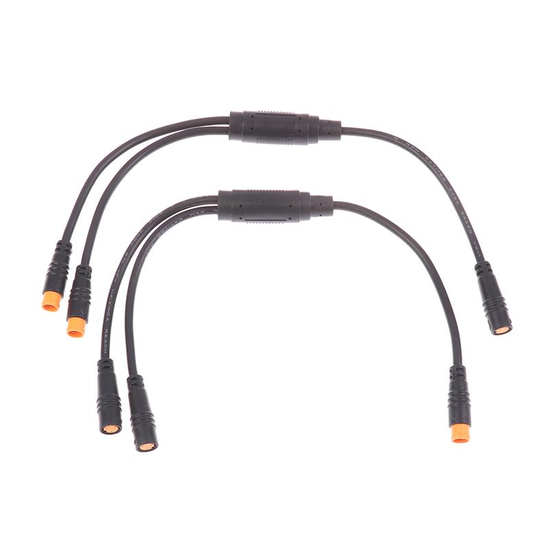 E-Bike Signal Sensor Waterproof Y-Splitter 1T2 3 Pin Connector Cables Sensor For Bafang Electric Scooter Bicycle Cord Parts