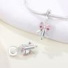 Orstarry S925 Silver Charm Headphones Musical Daily Essentials Pendants For Bracelet DIY Jewelry Making Women Gift