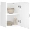 VidaXL Lucca White Engineered Wood Kitchen Wall Cabinet, Kitchen Wall Unit, Cabinet for Kitchen Wall, 853787