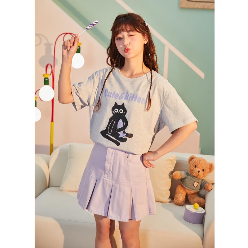 TonLion Women s 2025 Printed Crew Neck Short Sleeve T-Shirt M