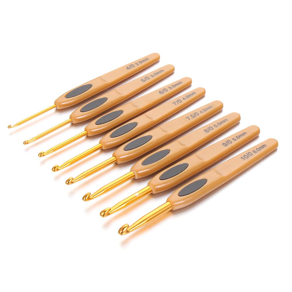 2.5mm-6mm Handmade Sewing Needles Yarn Crochet Crochet Hooks Knitting Needles Weave Tools