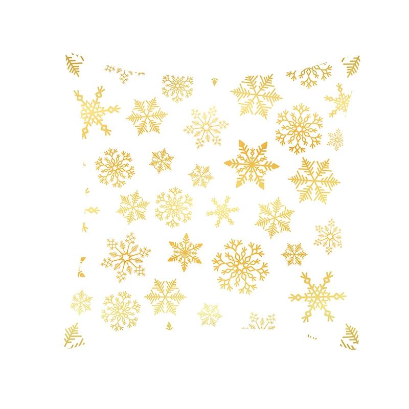 

Рождественская Наволочка с Принтом Снежинки для Дома, Гостиной, Дивана, Декора, Полиэстеровая Наволочка 66x66cm бордовый