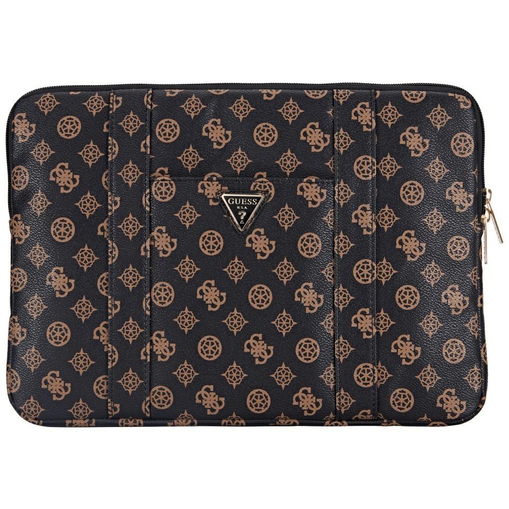 Guess Sleeve 14" Peony Pocket Triangle bag, black