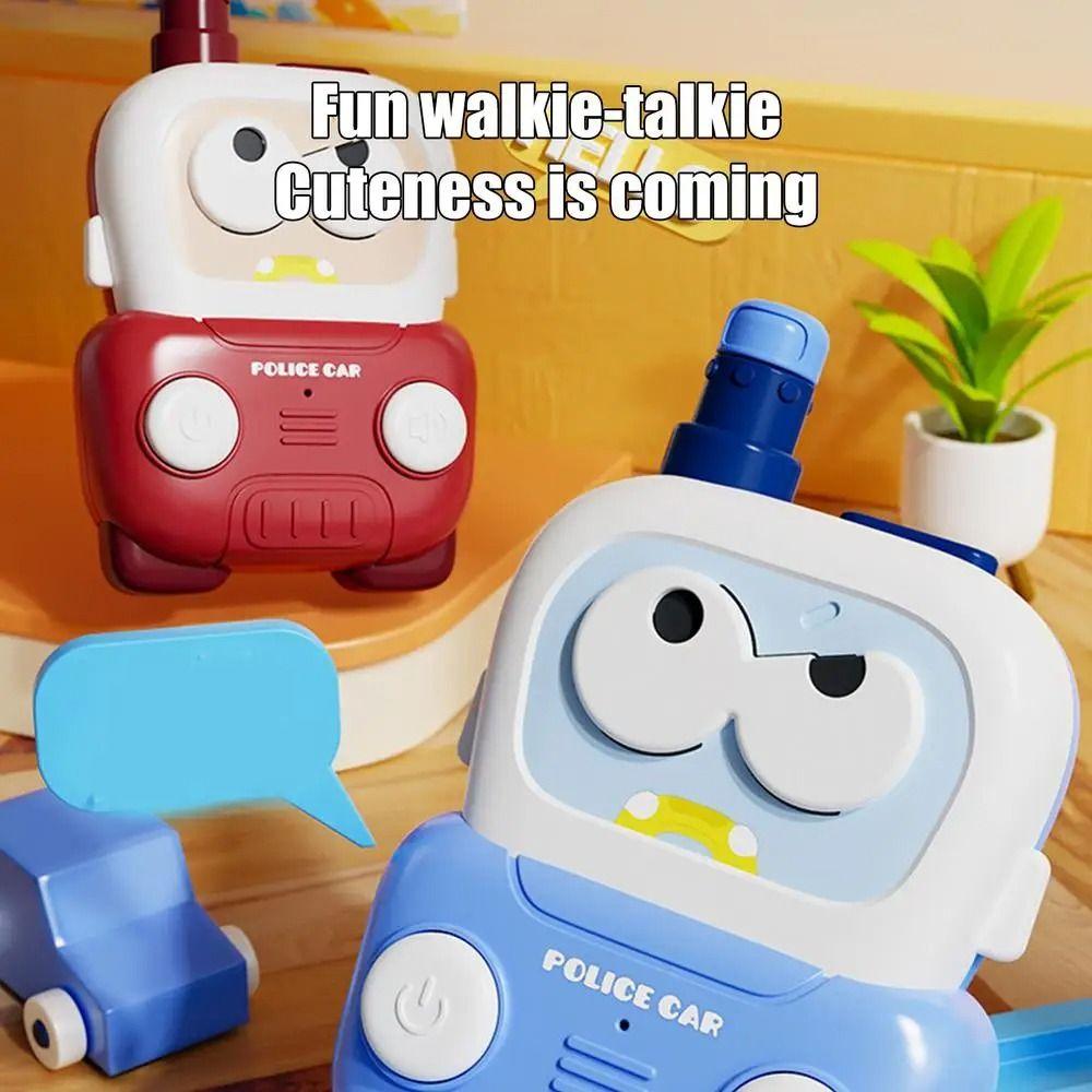 2Pcs Car Styling Portable Wireless Walkie-Talkies Cartoon Parent-child Intercom Machine  Boy/Girl