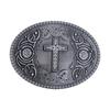 Western Belt Buckle Vintage Style Fashion Alloy Engraved Floral for Men Women