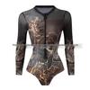 2025 Women's Long Sleeve Sun Protection Russian Swimsuit - European American Surfwear Beach Dress