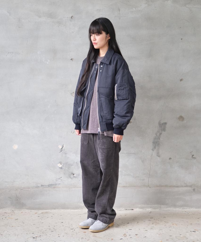 HORLISUN Airborne Nylon Padding Jacket Navy