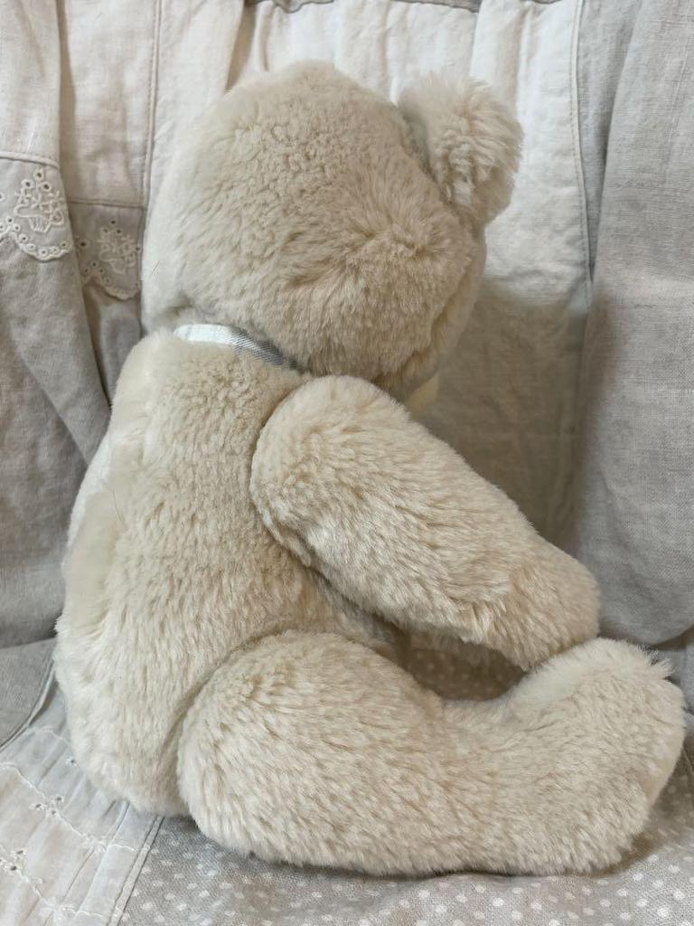 [USED] German Steiff white teddy bear
