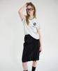 Yusentig Ruffle Point String Midi Skirt Black Aw5Ms40010