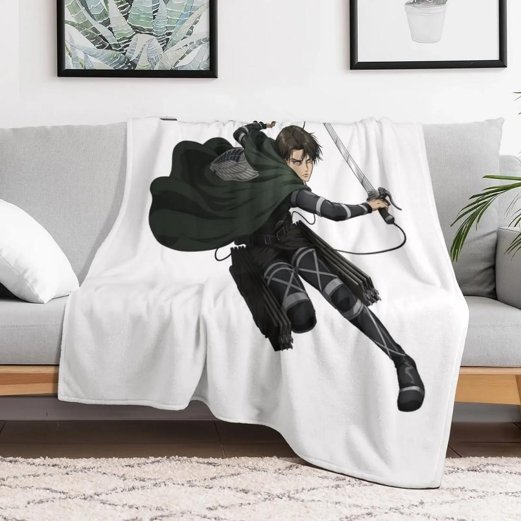 Levi Ackerman Kuscheldecke für Babys Strand Extra Große Kuscheldecken Bettbezüge Weichste Decken