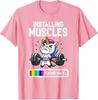 Funny Cute Unicorn Workout Gym Fitness Weightlifting Gift T-Shirt