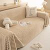 Cream Style Furry Rabbit Plush Sofa Towel Full Cover Cloth Winter Cover Anti-Scratching Cross-Border