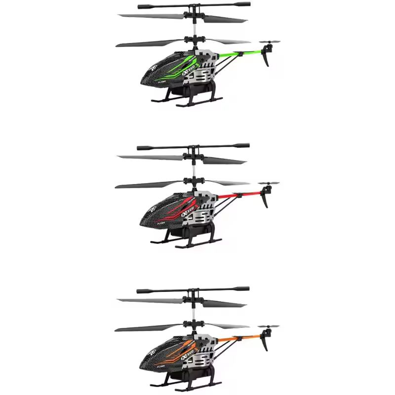 Alloy ABS RC Helicopter: 7 LED Colors (Red/Green), Fixed Height, USB Charge | High-Control Toy
