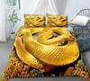 3D Printed Snake Style Bedding Set Duvet Cover Bedroom Comforter Covers Single Twin King Size Quilt Cover Home Textile