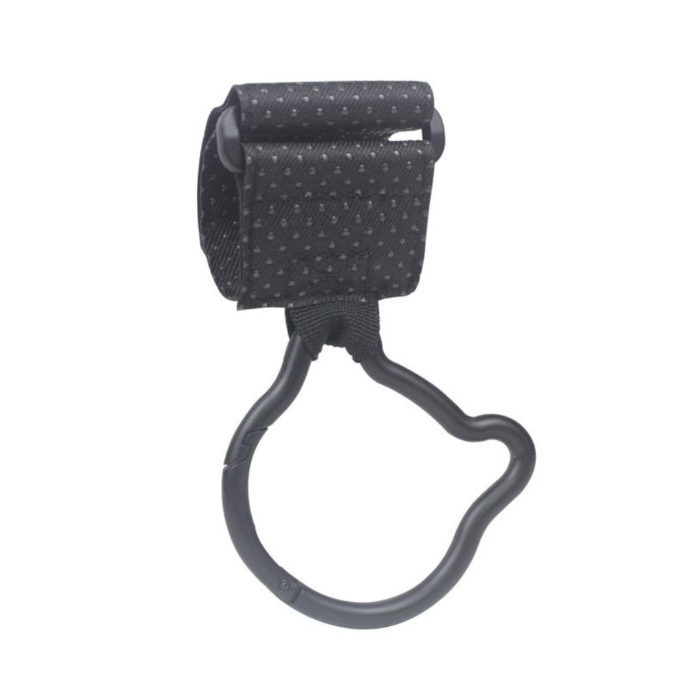 Cute Cartoon Bear Baby Stroller Hooks PU Solid Color Hanging Hook Cartoon Cart Organizer Stroller Accessories Baby