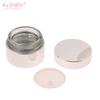 Glass Cosmetic Jar 5-50g Face Cream Glass Bottle Silver Cream Jar Cosmetic Container Empty Nail Glue Jar Travel Makeup Container