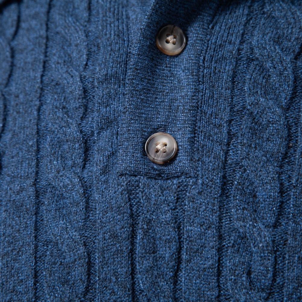 Unisex Polo Ralph Lauren Rudens/Žiemos Siuvinėtas Unisex Vilnonis Ilgomis Rankovėmis Švelnus ir Šiltas Megztinis Verslui ir Laisvalaikiui Unisex Megztinis