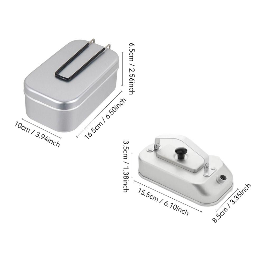 Hliníková slitina Camping Čajová konvice Venkovní piknikový obědový box Praktické nádobí