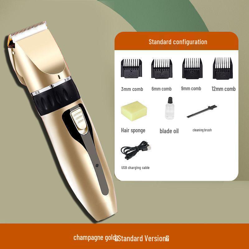 

Тихі електричні машинки для стрижки волосся для домашнього та перукарського використання - Ідеально для гоління голови та волосся