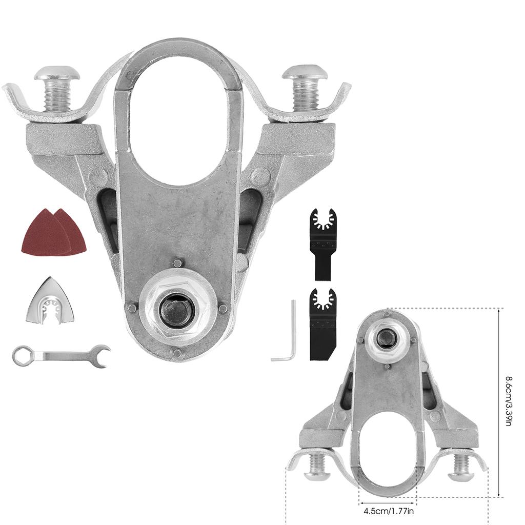 Angle Grinder Conversion Universal Head Adapter M10 Thread Polishing Oscillating Power Tool Converter for Edge Grinding