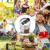 300ml Stainless Steel Coffee Camping Mug with Lid Portable Heat Resistant for Outdoor Picnic Camping Fishing Bottles Coffee Cups