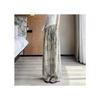 Women's Retro French Print Wide-Leg Ice Silk Pants - Flaw-Covering, Slimming, Thin & Loose Casual Drape Style