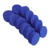 12pcs Blue C Shape Hair Curlers Sponge Hair Rollers Heatless Hairdressing Styling Tools for Daily