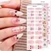 Adesivi per Unghie in Gel Impermeabili Francesi - Carini Cartoni Animati Nail Art Senza Cottura per Stili Europei e Americani