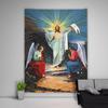 Wandteppich Sofa mit dem Bildnis von Jesus Christus