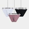 Men Erotic Clothing Mens Briefs Seamless Modal Quick Drying Breathable Transparent Ultra-thin Underpants Low Rise Briefs Soft Underwear Exotic Lingeri