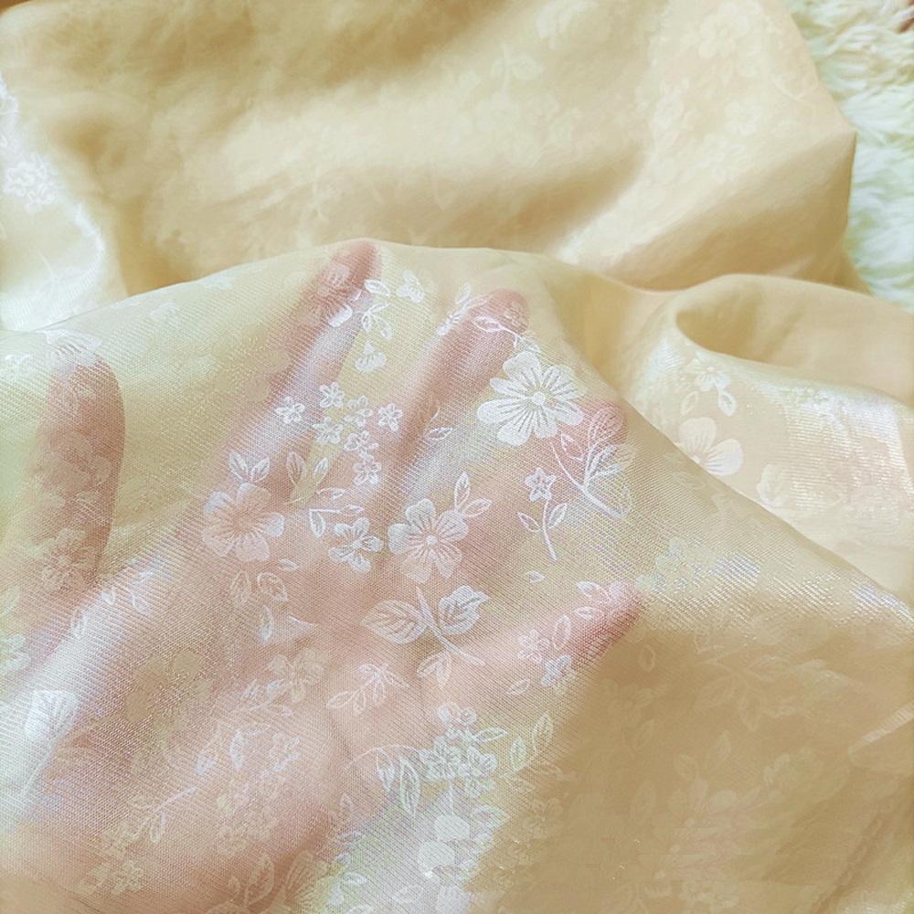 

100x150cm Chinese Style Flower Jacquard Fabric Soft Breathable Satin Dark Fabric For Diy Sewing Cheongsam Dress Hanfu Tang Suit 100x150cm