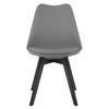 MARK chair - graphite / black legs x 2