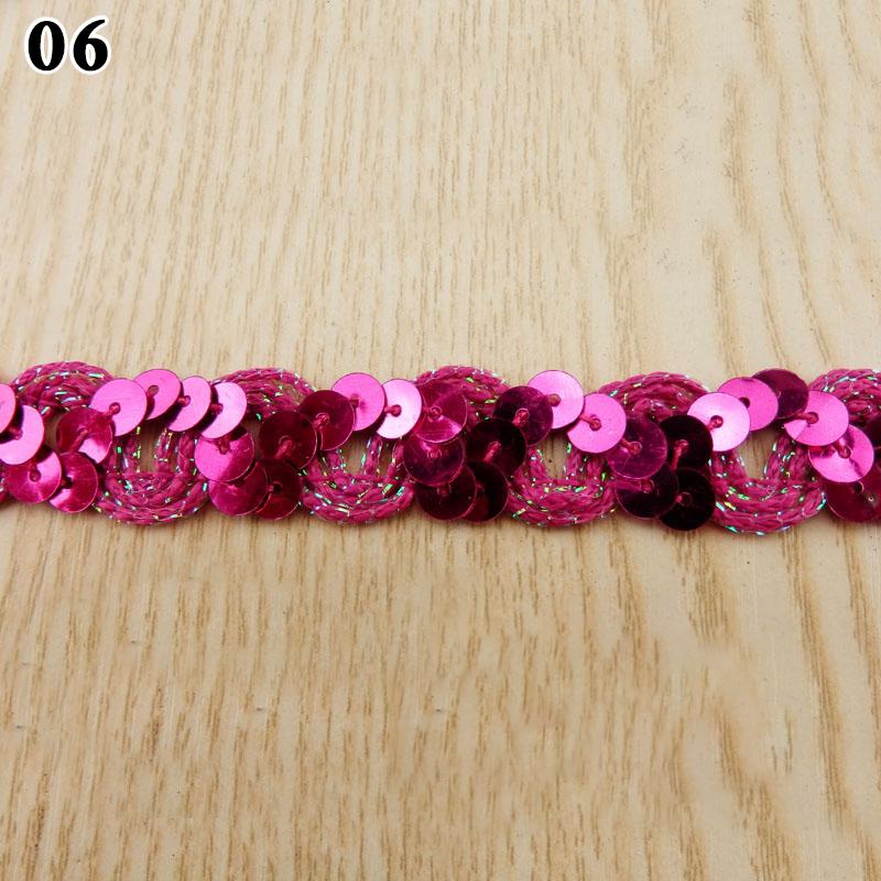 11 Meter Sequin Lace Trim Fabric Glitter Ribbon For Stage Performance Garments Hat Sewing Decor DIY Handmade Craft Accessories