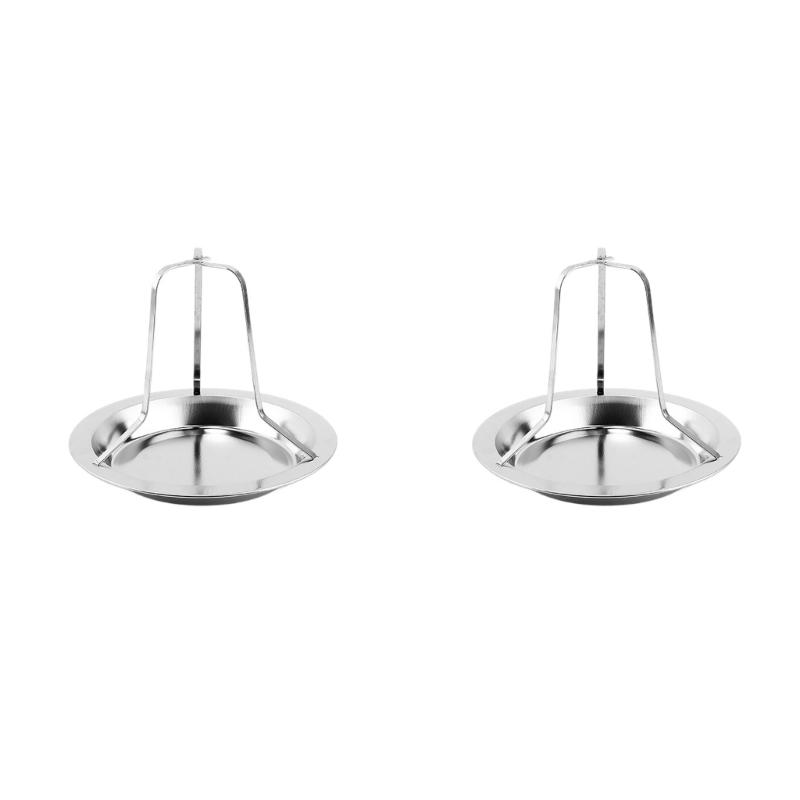 

2PCS Stainlessed Steel Roaster For Grill Oven And Barbecue Features Heavy Base Ensuring Stable And Efficient Use 1